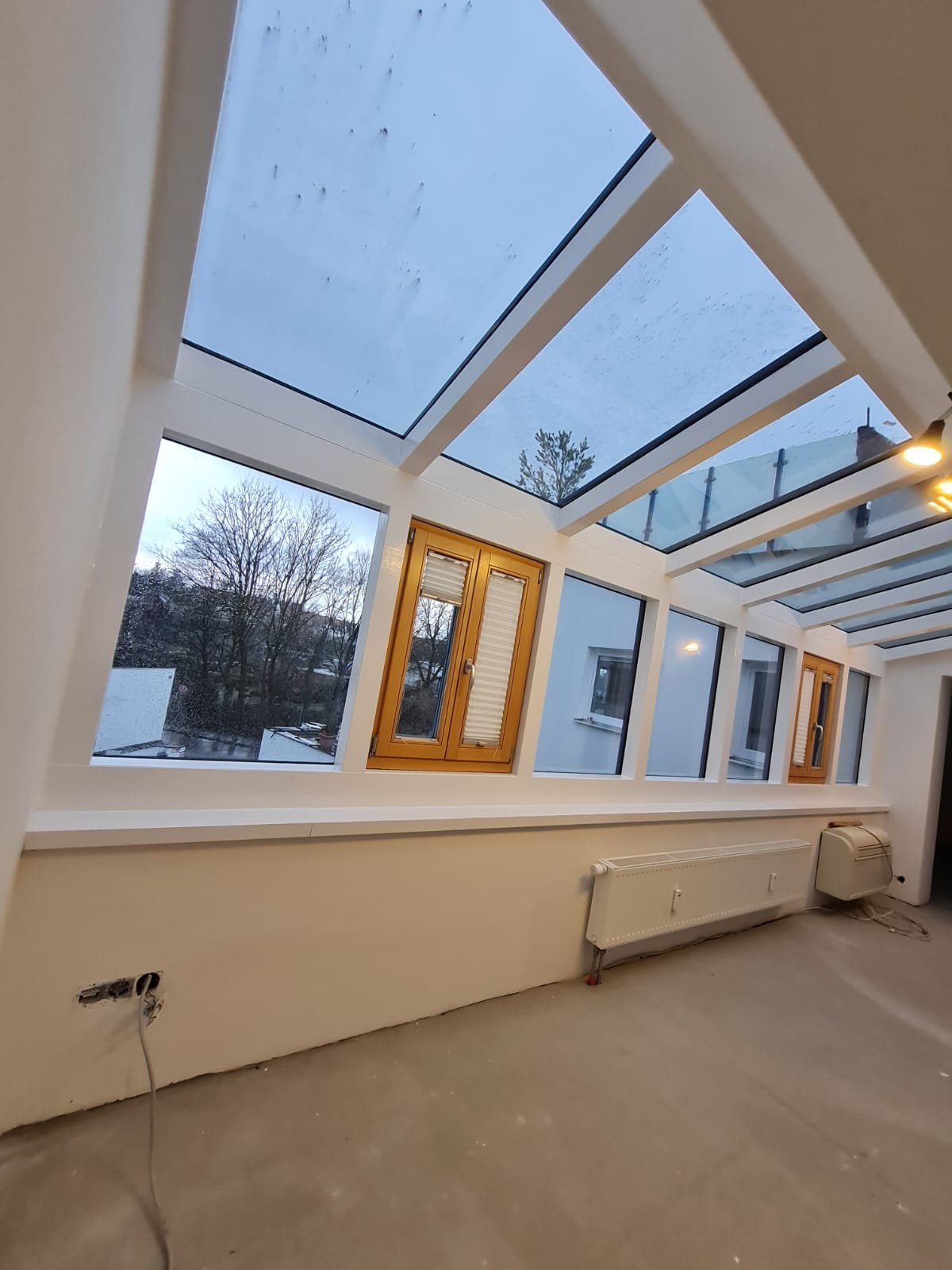 Wintergarten vor Beginn der Renovierung